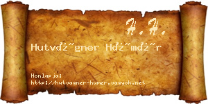 Hutvágner Hümér névjegykártya